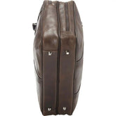 Piel Vintage Leather Laptop Brief - Luggage Base